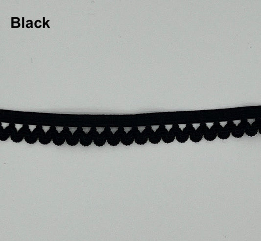 Elastic Lingerie - Zig Zag - 12mm - Various