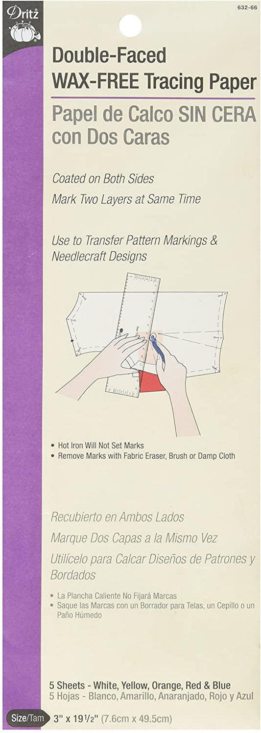 Dritz - Double-Faced Wax-Free Tracing Paper